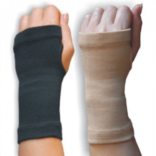 Body Assist Hand and Wrist Half Glove (Black, MED 15cm-17cm)