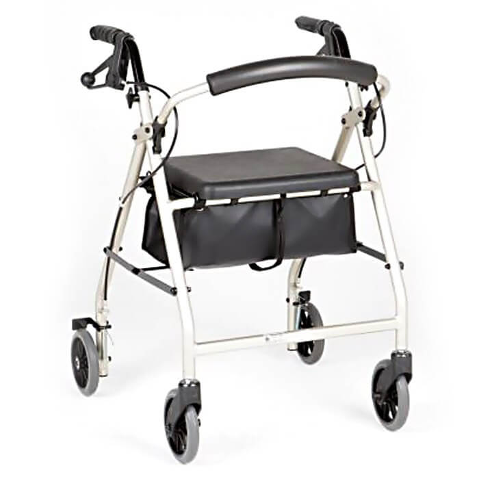 Folding Walking Frame with Wheels & Skis - Coastcare Medical