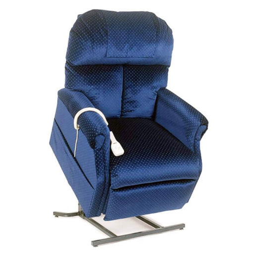 Pride D30 Maxi Single Motor Lift Recliner (Vinyl, Royal Blue)