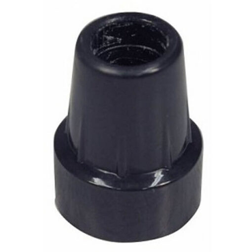 Walking Stick 19mm Rubber Tip (Black)