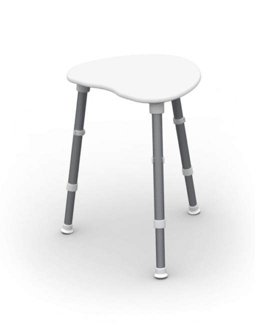 Redgum Space Saver Corner Stool