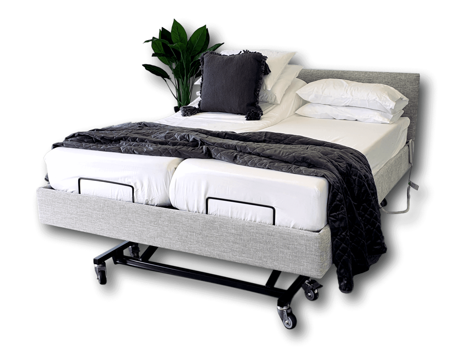 Icare Split Queen Bed Combo Coastcare, Bed And Bed Frame Combo