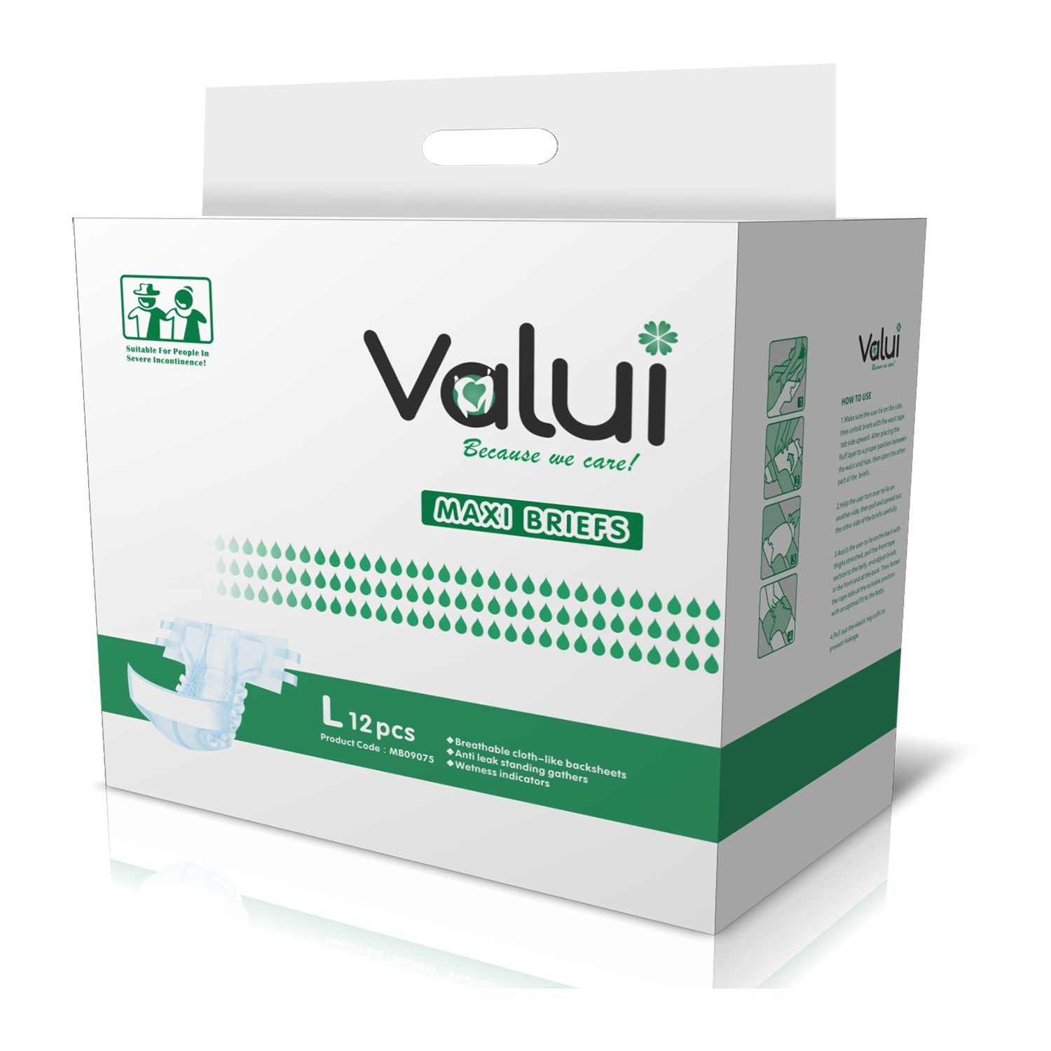 Valui Absorbent Maxi Night Brief - Coastcare Medical Hire & Sales