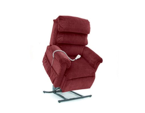 Pride 560 Single Motor Recliner (Burgundy)