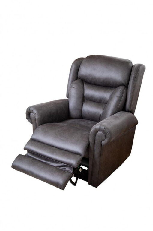 Electric Lift Recliner 4 Mtr Donatello with Lateral Support (Canyon Steel)