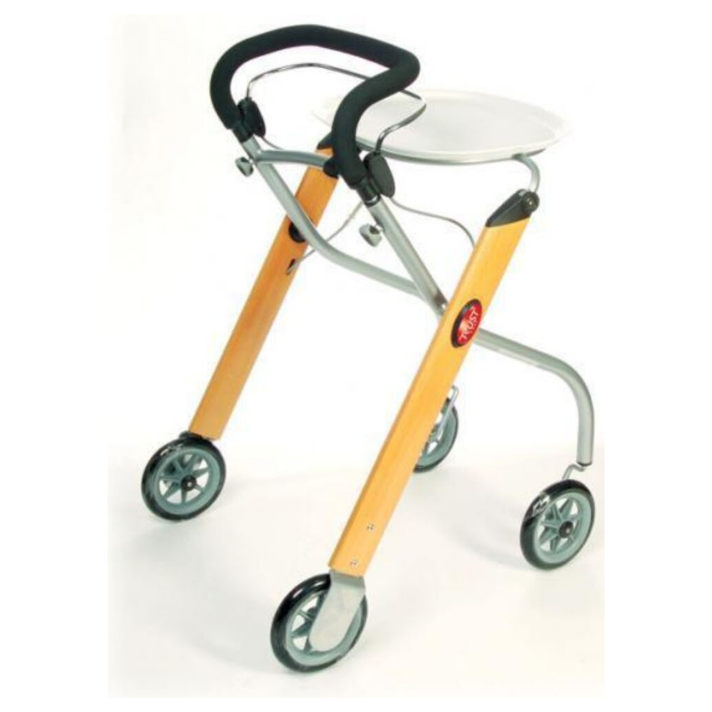 Folding Walking Frame with Wheels & Skis - Coastcare Medical