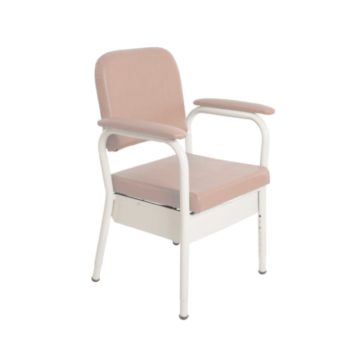 Aspire Deluxe Bedside Commode (Champagne)