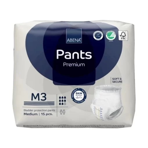 ABENA Pants (Pull Ups) M3 Blue 2400ml (15 PK)