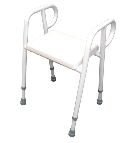 Premium Shower Stool 32mm Tubing – PU Seat