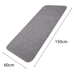 Conni Absorbent Anti Slip Floor Mat Long Runner (Grey 60x150cm)