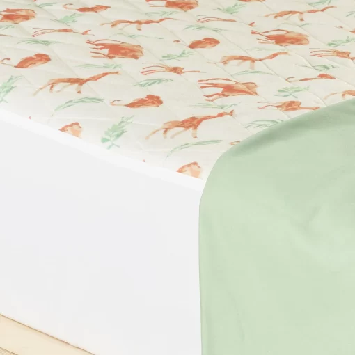 Staydry Little Boss Kids Bed Pad Safari Adventure - King Single Bed