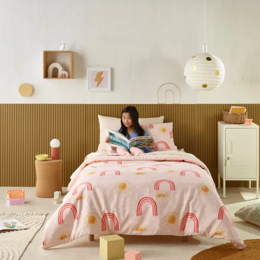 Staydry Happy Days Quilt Cover Set DB