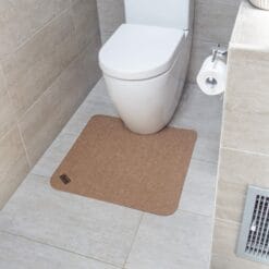 Conni Toilet Floor Mat 55x60cm - Pebble