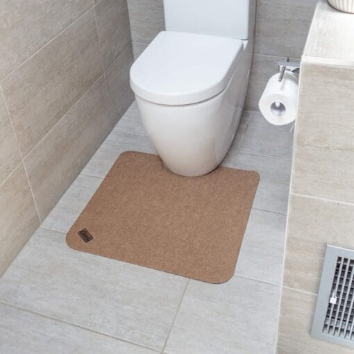 Conni Toilet Floor Mat 55x60cm - Pebble