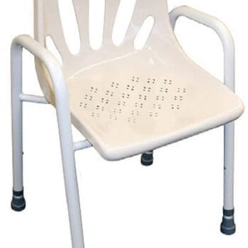 Aluminium Shower Chair with 32mm Tubing – Fixed | Coastcare Medical