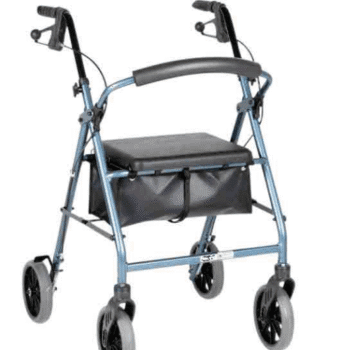 Ellipse Rollator 8″ 150kg (Blue) – Standard | Coastcare Medical