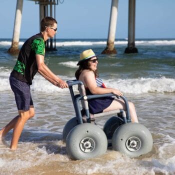 Beachwheels All Terrain Chair – Hire Equipment | Coastcare Medical