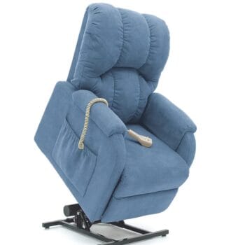 Elec Lift Recliner Pride C1 Single Motor Arctic Blue – Tilt | Coastcare Medical