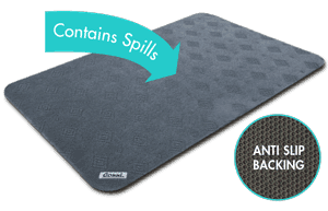Conni Absorbent Anti Slip Floor Mat Mid Runner Grey (50x115cm) – Shower mats | Coastcare Medical