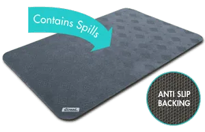 Conni Absorbent Anti Slip Floor Mat Mid Runner Grey (50x115cm) – Shower mats | Coastcare Medical