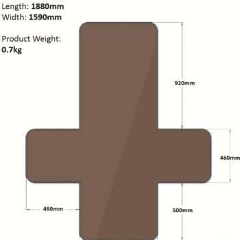 Redgum Complete Recliner Cover (Brown) – Dual Motor | Coastcare Medical