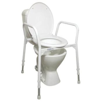 Over Toilet Frame with Lid – Toilet Aids | Coastcare Medical