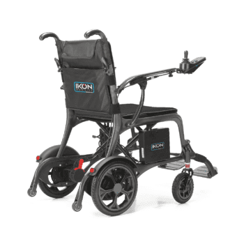 Enduro PowerLite – Folding Carbon Fibre Electric Wheelchair – Mid-wheel | Coastcare Medical
