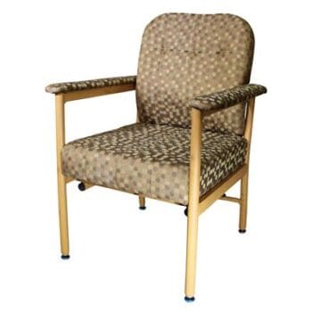 Murray Bridge Low Back Chair (Dot Fabric Coffee) – Lounge Chairs | Coastcare Medical