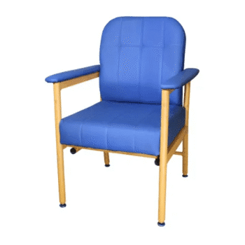 Murray Bridge Low Back Chair (Vinyl Blue) – Lounge Chairs | Coastcare Medical