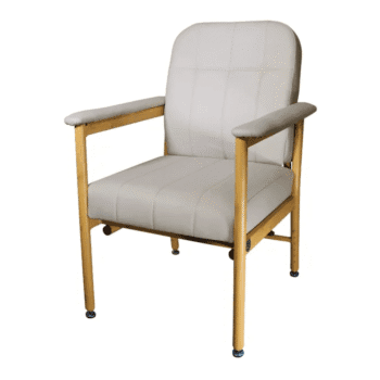 Murray Bridge Low Back Chair (Vinyl Fawn) – Lounge Chairs | Coastcare Medical