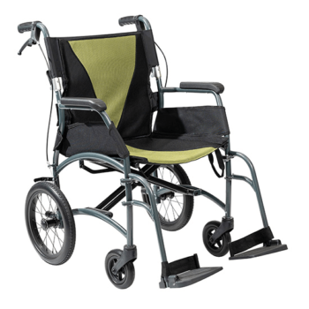 Aspire VIDA Attendant Propelled/ Transit  (500mm) Olive Green – Lightweight | Coastcare Medical