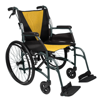 Aspire VIDA Self Propelled  (400mm) Mustard Yellow – Lightweight | Coastcare Medical