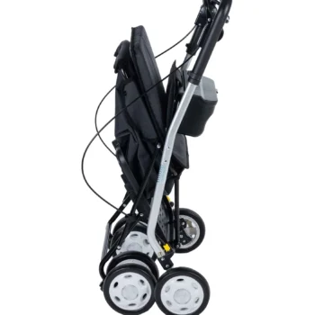 Carlett Move – Volcano Black – Shopping cart designed with a seat – Standard | Coastcare Medical