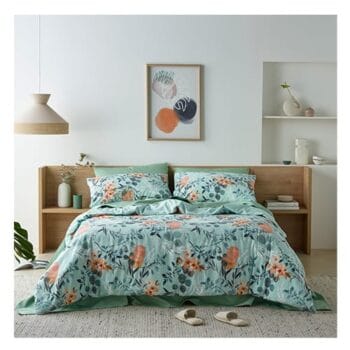 Staydry Native Blue Quilt Cover Set KB – Bedding | Coastcare Medical