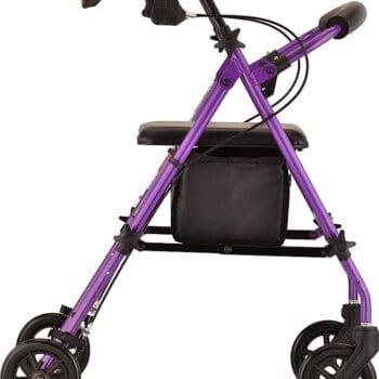 Rollator Lock Brake/Ball Handle 6” 150kg Purple – Standard | Coastcare Medical