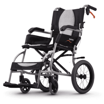Karma Ergo Lite Transit Wheelchair (45cm(18″)) – Lightweight | Coastcare Medical
