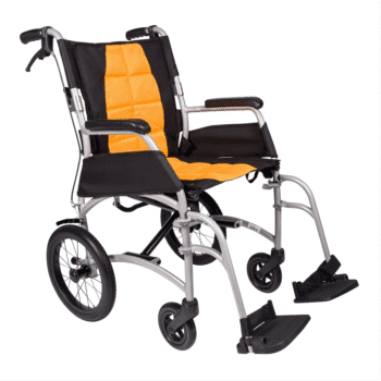 Aspire Vida Wheelchair Attendant Prop (Orange) – Lightweight | Coastcare Medical