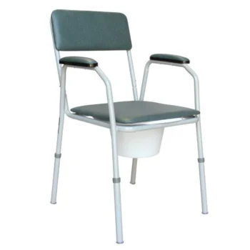 Commode (Lightweight Bedside with Padded Arms) – Bathroom & Toilet | Coastcare Medical