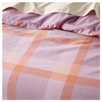 Staydry Lilac Blush Check Quilt Cover Set SB – Bedding | Coastcare Medical