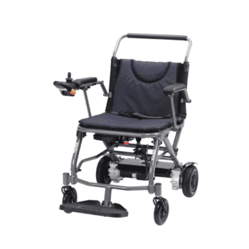 Power Chair Merits Fold and Go (Grey) – Mid-wheel | Coastcare Medical