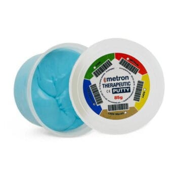 Therapeutic Putty Metron 85G  (Extra Firm BLUE) – Physiotherapy Aids | Coastcare Medical