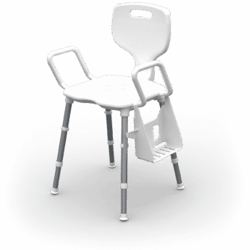 Shower Caddy for Space Saver Shower Stool (Convenient Bathroom Storage Solution) – Fixed | Coastcare Medical