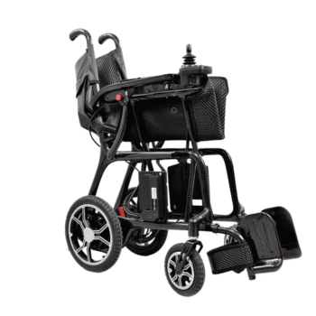 Rothcare Lite Ryder Lightweight Folding Carbon Fibre Powerchair – Mid-wheel | Coastcare Medical
