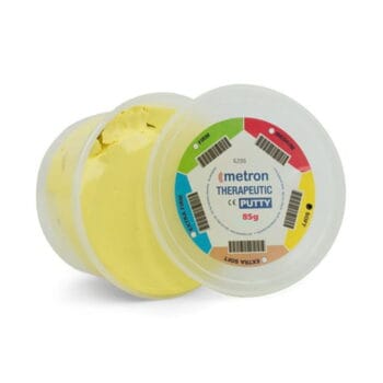 Therapeutic Putty Metron 85G Soft YELLOW – Physiotherapy Aids | Coastcare Medical