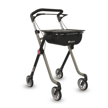 Aspire Vogue Indoor Walker (Champagne) – Kitchen Trolleys | Coastcare Medical