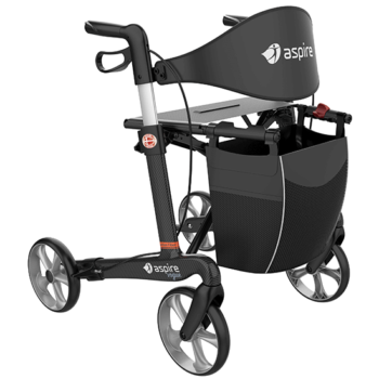 Aspire Carbon Fibre Rollator (Standard) – Standard | Coastcare Medical