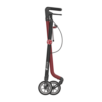 Vogue Indoor Walker (Red and Black) – Kitchen Trolleys | Coastcare Medical