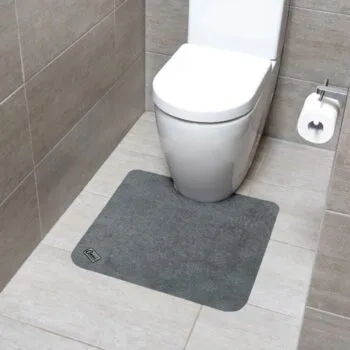 Conni Toilet Floor Mat 55x60cm – Grey – Household Aids | Coastcare Medical